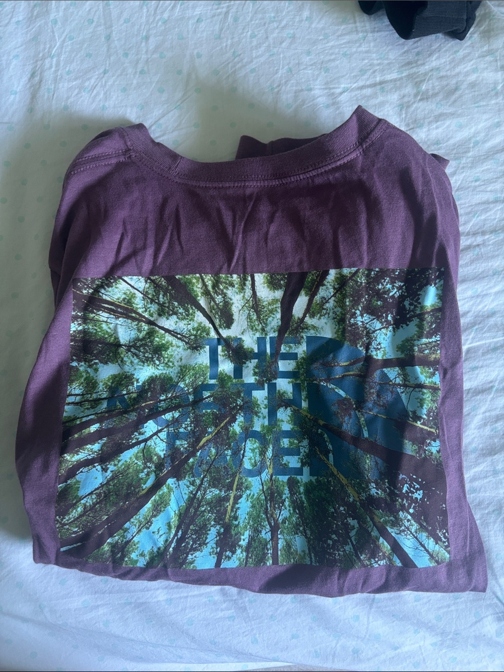 the north face purple long sleeve shirt - Picture 2 of 2